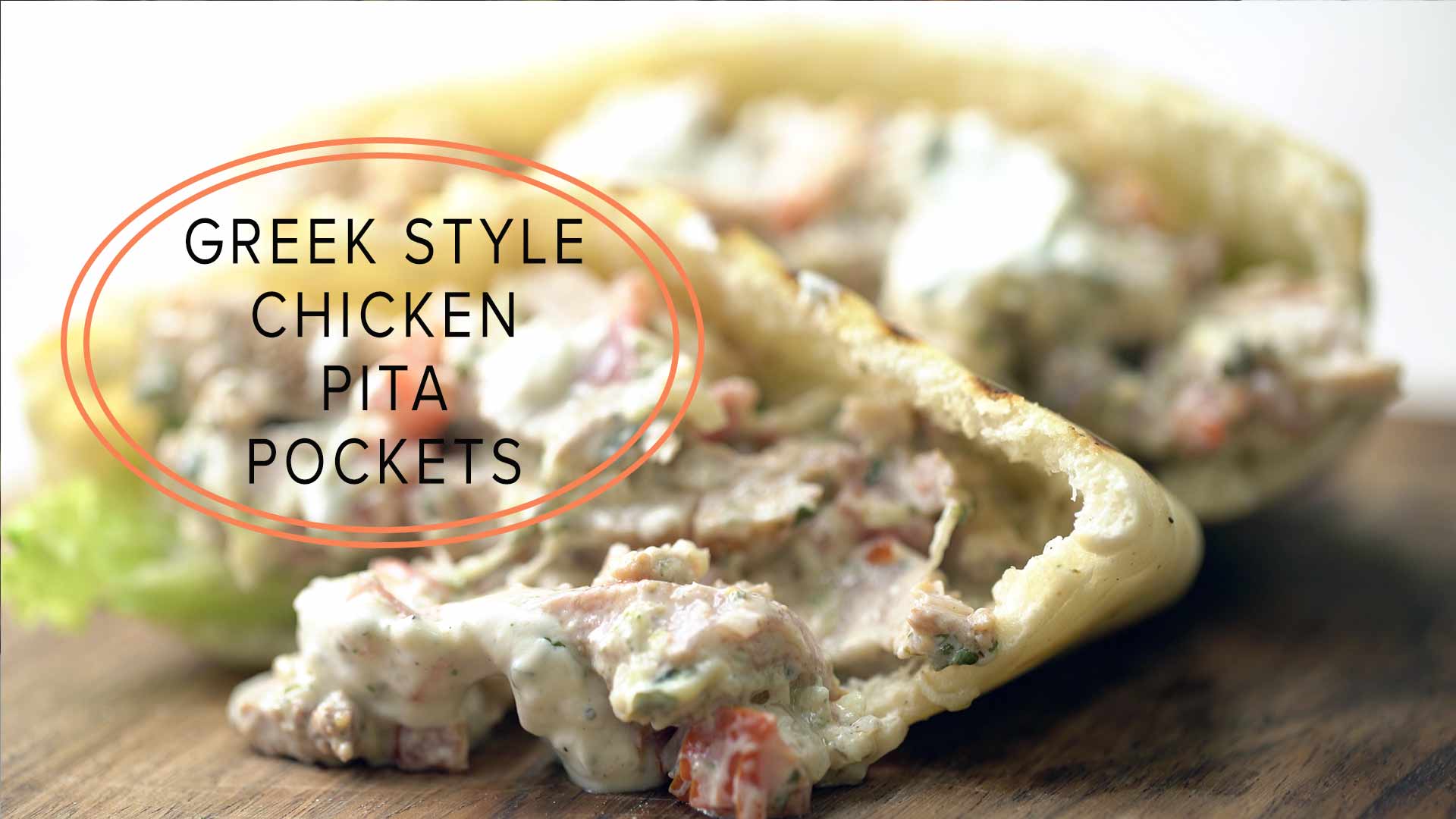 Finger licking good Greek Style Grilled Chicken Pita