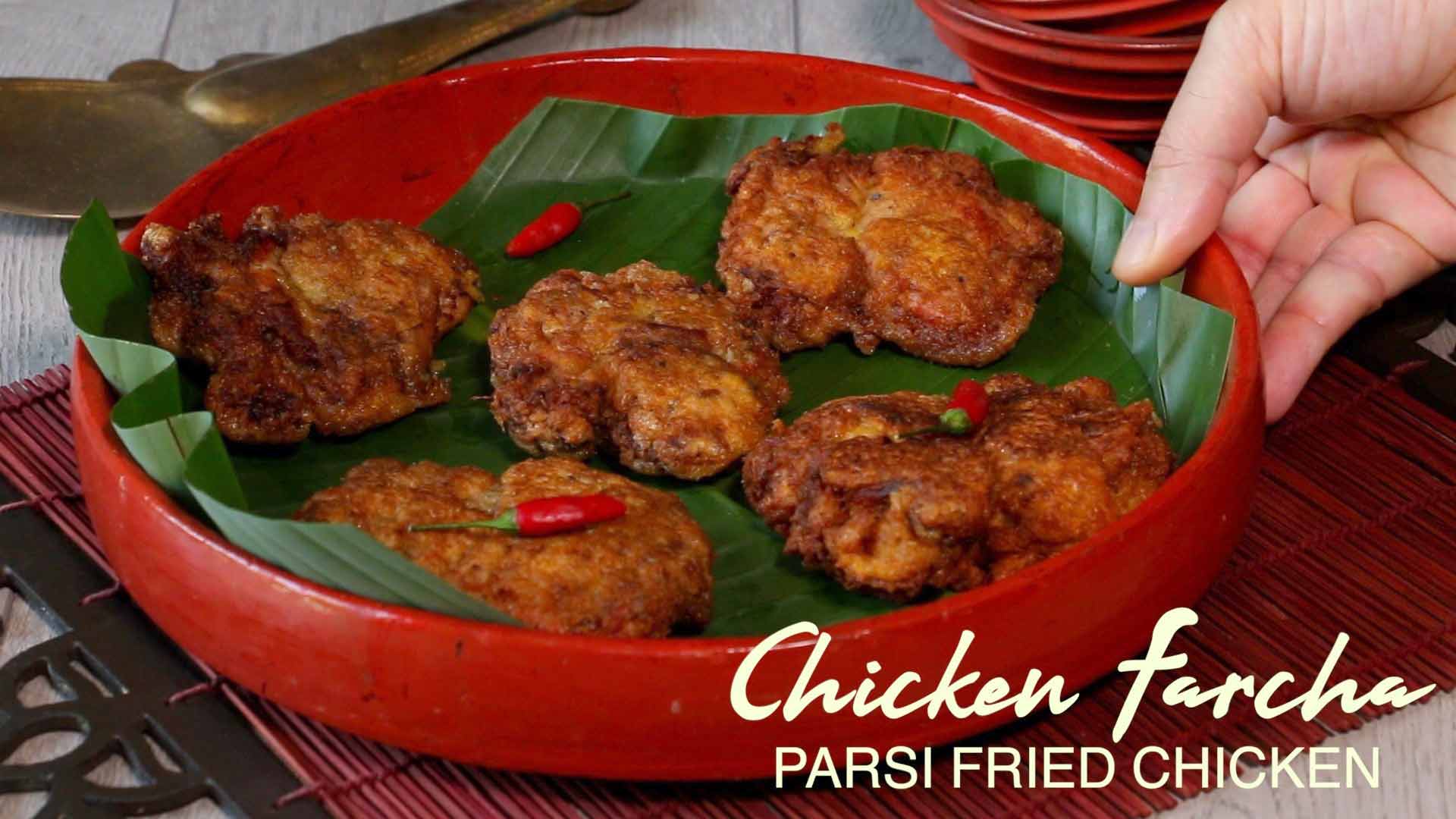 Chicken Farcha | Parsi Style Crispy Fried Chicken | Marghi Na Farcha